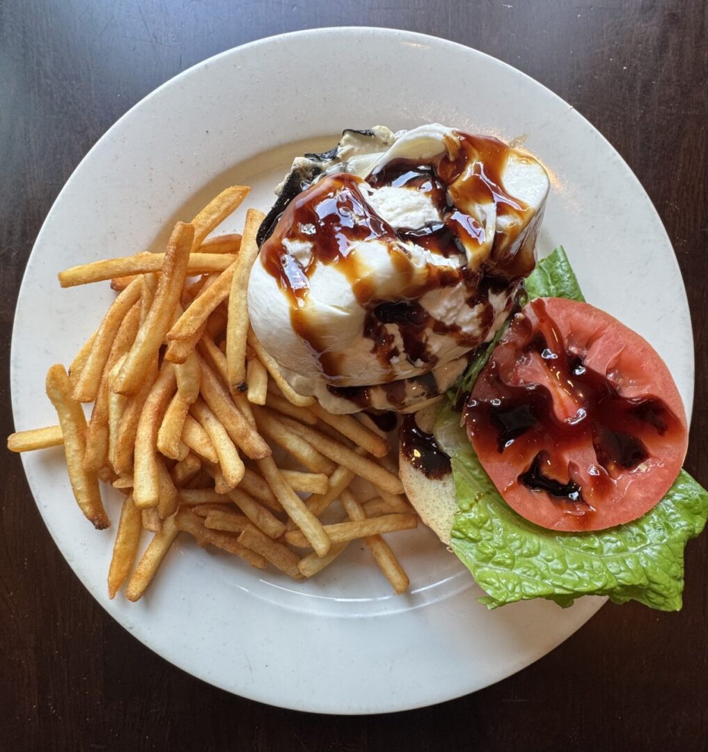 portobello cap burger